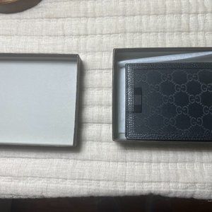 Gucci Men's Black Canvas Wallet